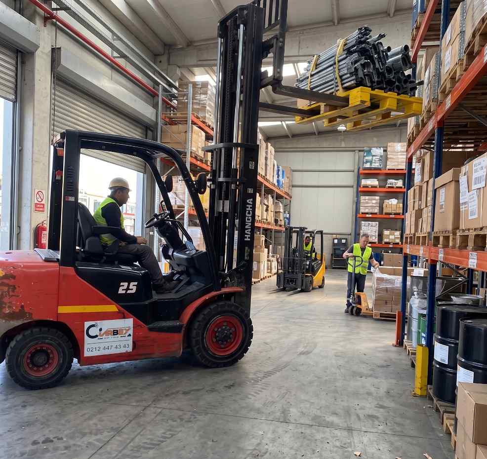 Forklift ve operatörü