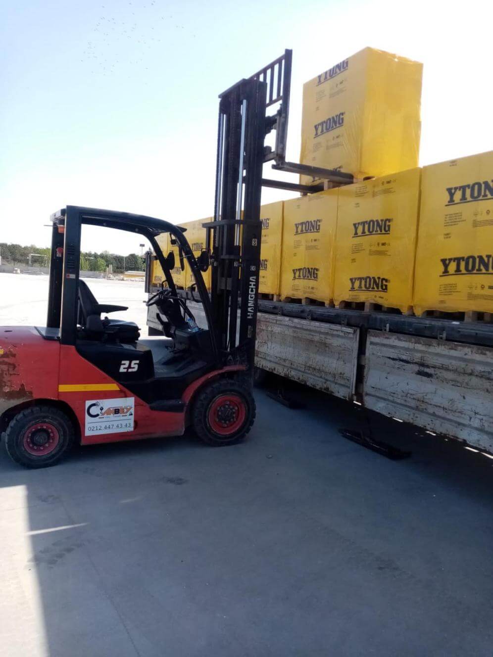 Çerkezköy Model Sanayi Sitesi Forklift Çalışma Sahası