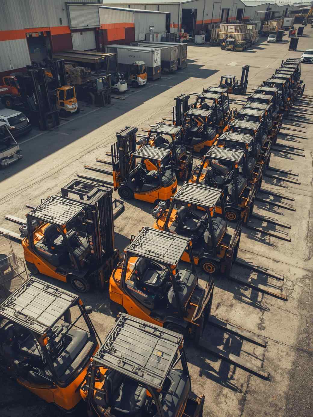 Canbey Forklift makine parkuru