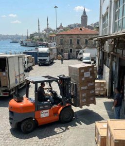 Akülü forklift modeli