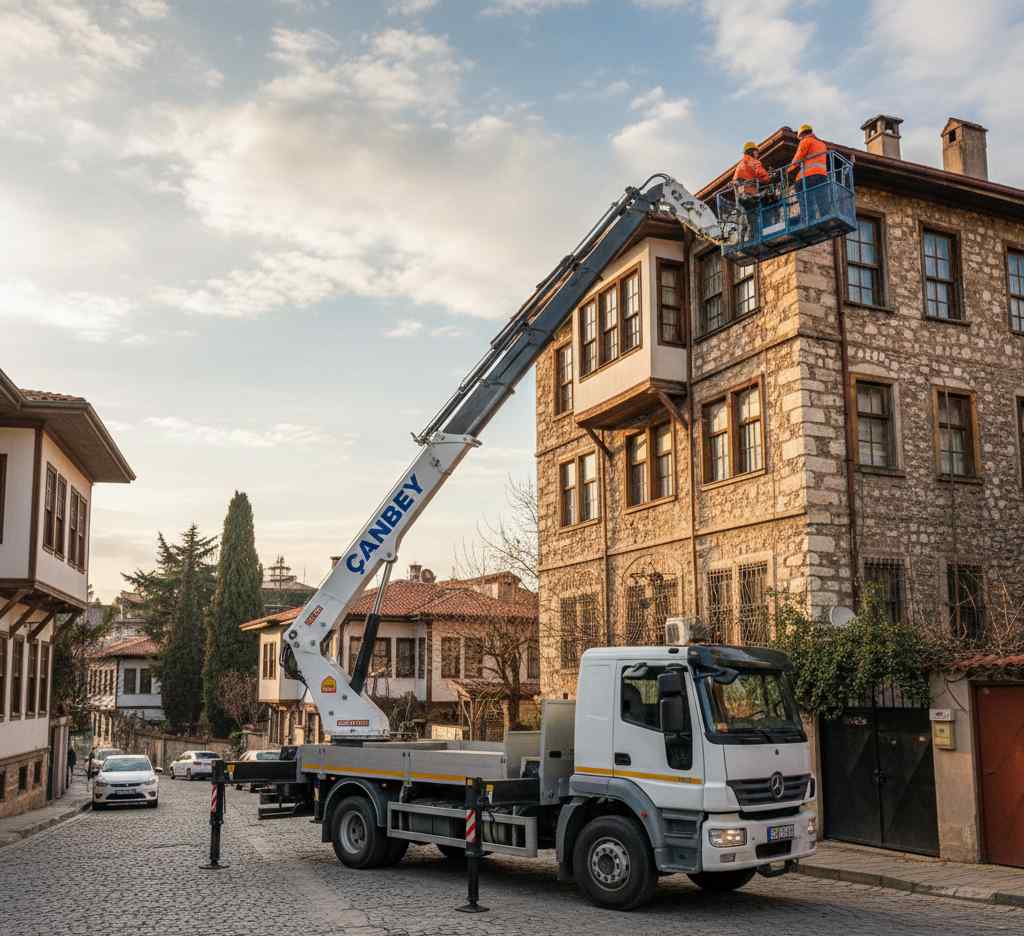 Çatalca kiralık vinç hizmetleri: Canbey