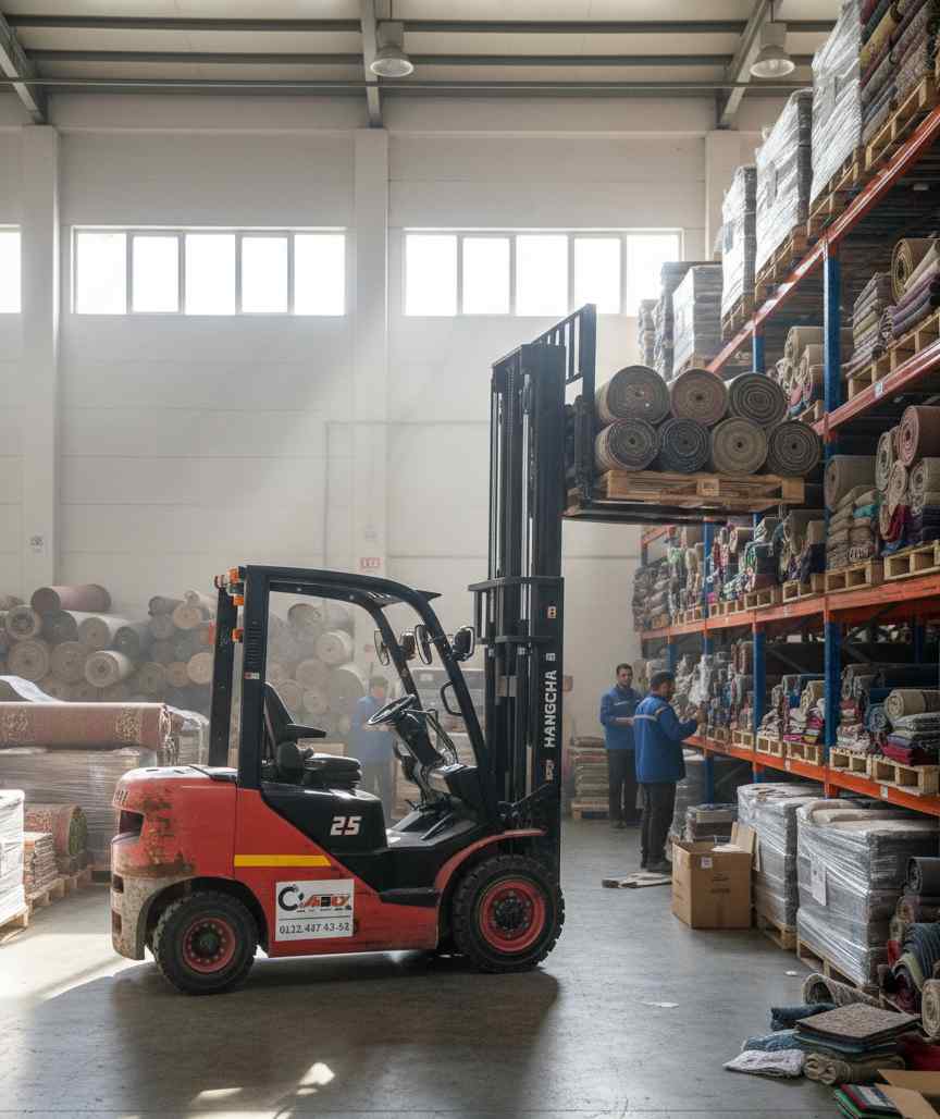 Profesyonel Halıcıoğlu forklift hizmetleri: Canbey