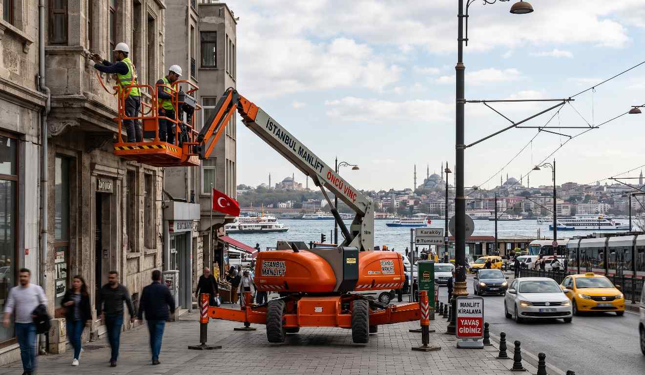İstanbul manlift kiralama hizmetleri