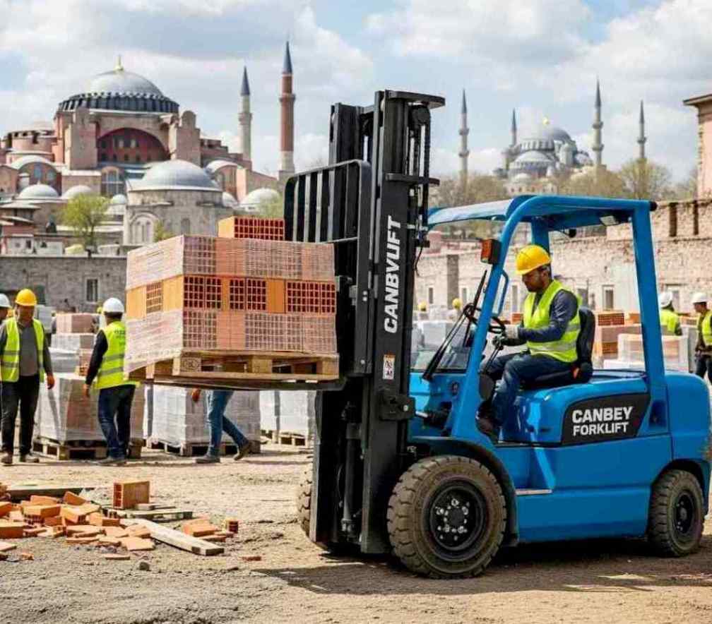 Şantiye ve inşaat alanlarında forklift çalışmaları