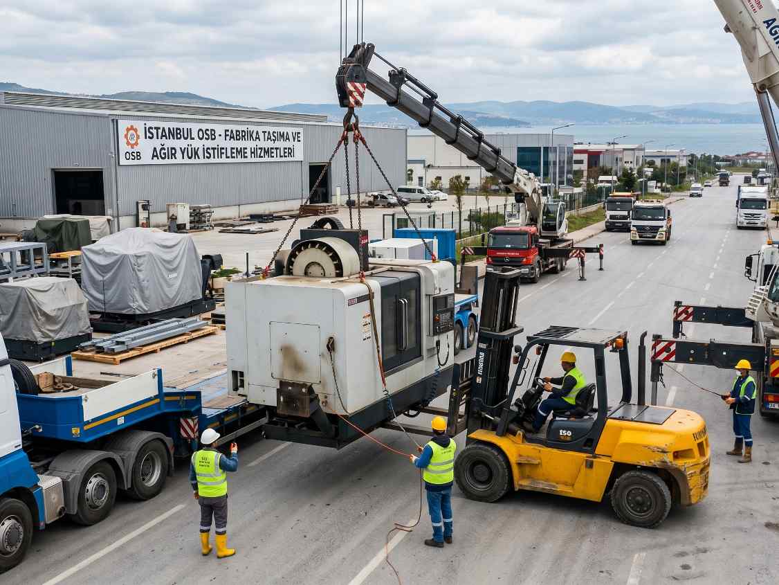 Profesyonel fabrika taşıma hizmetleri