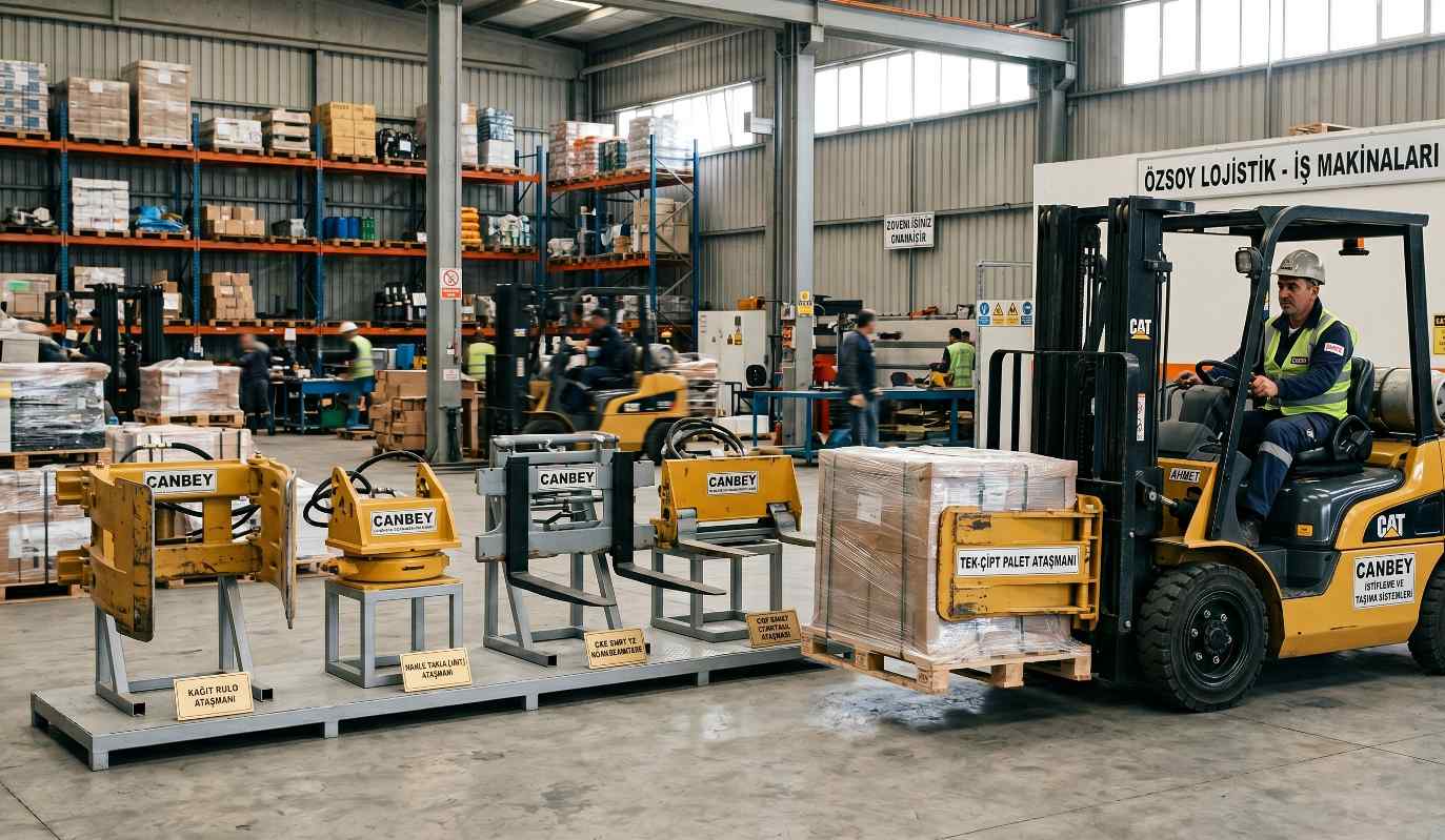 En çok kullanılan forklift ataşmanları