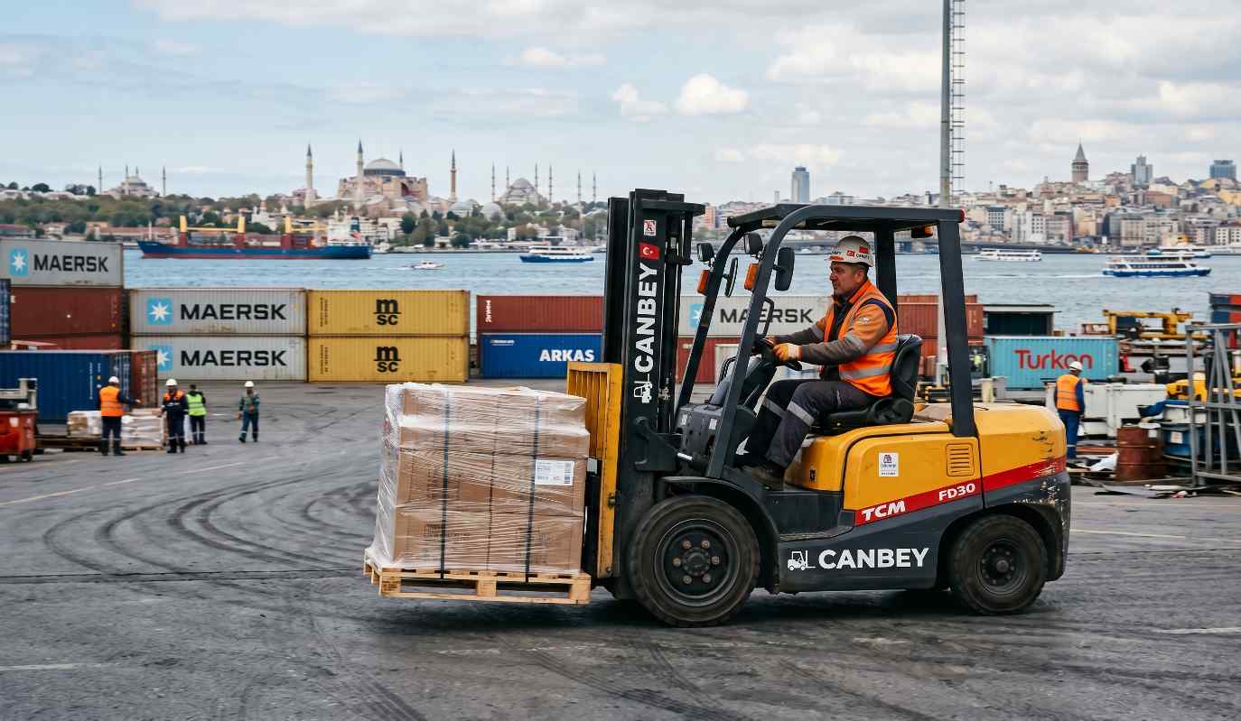 İstanbul'da bir kiralık forklift