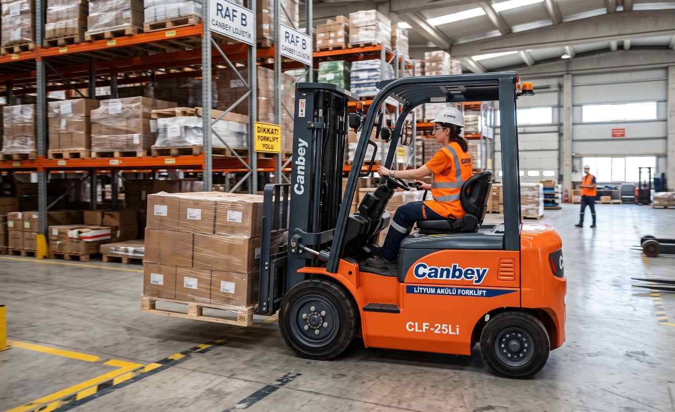 Lityum akülü forklift