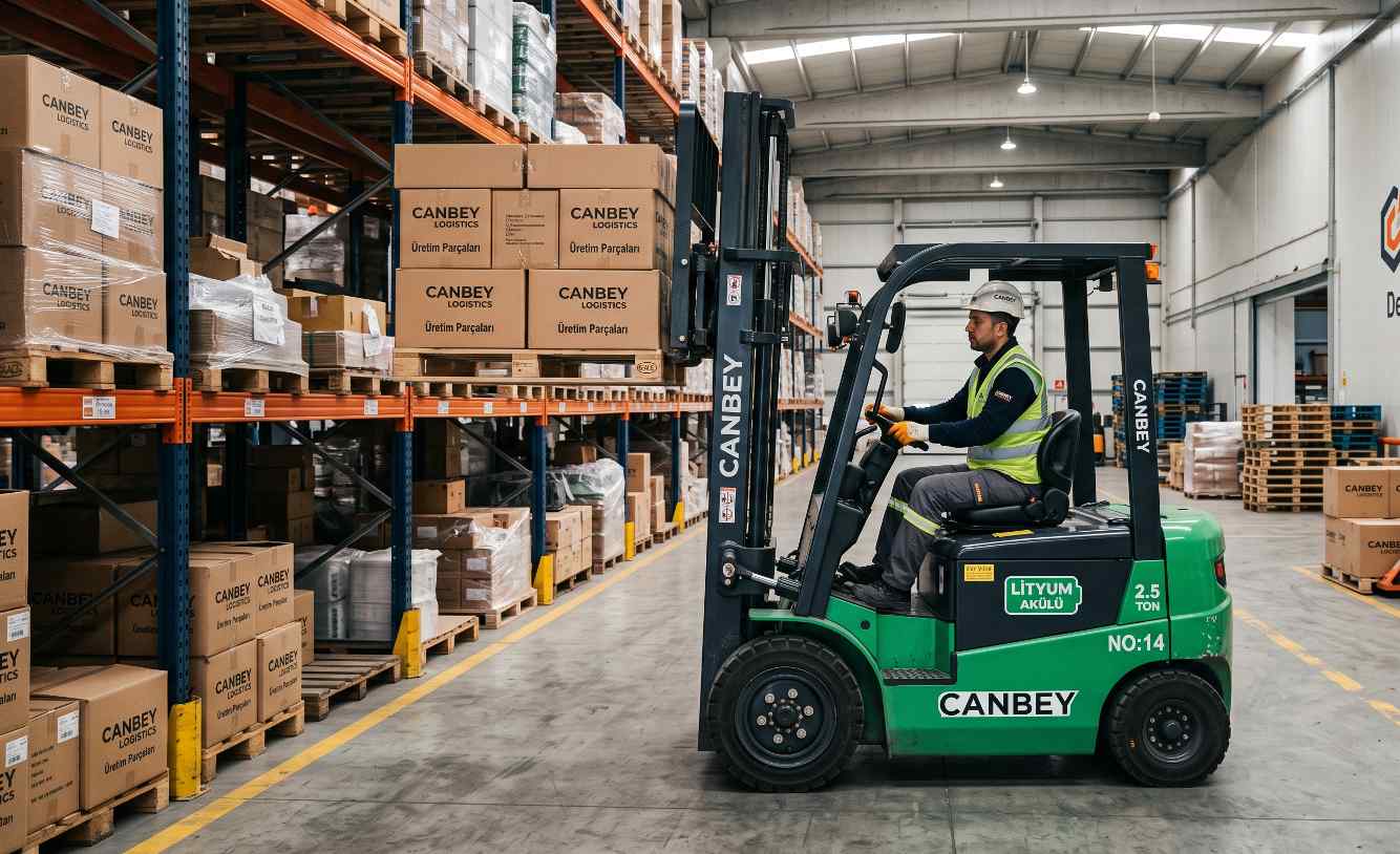 Lityum iyon akülü forklift