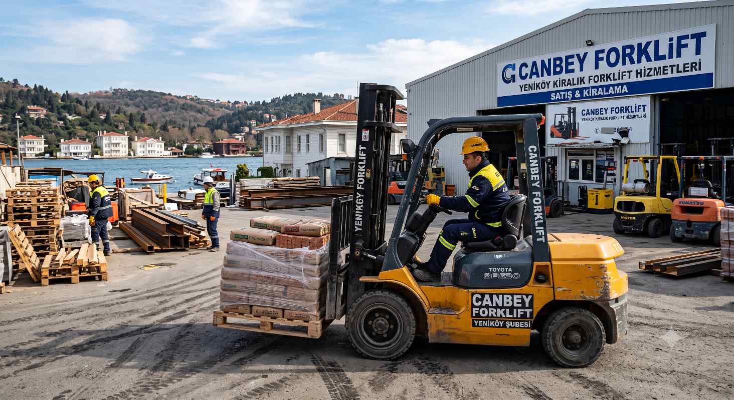 Profesyonel Yeniköy forklift kiralama hizmetleri