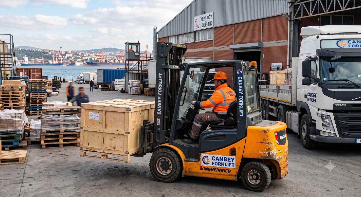 Yeniköy kiralık forklift operasyonu