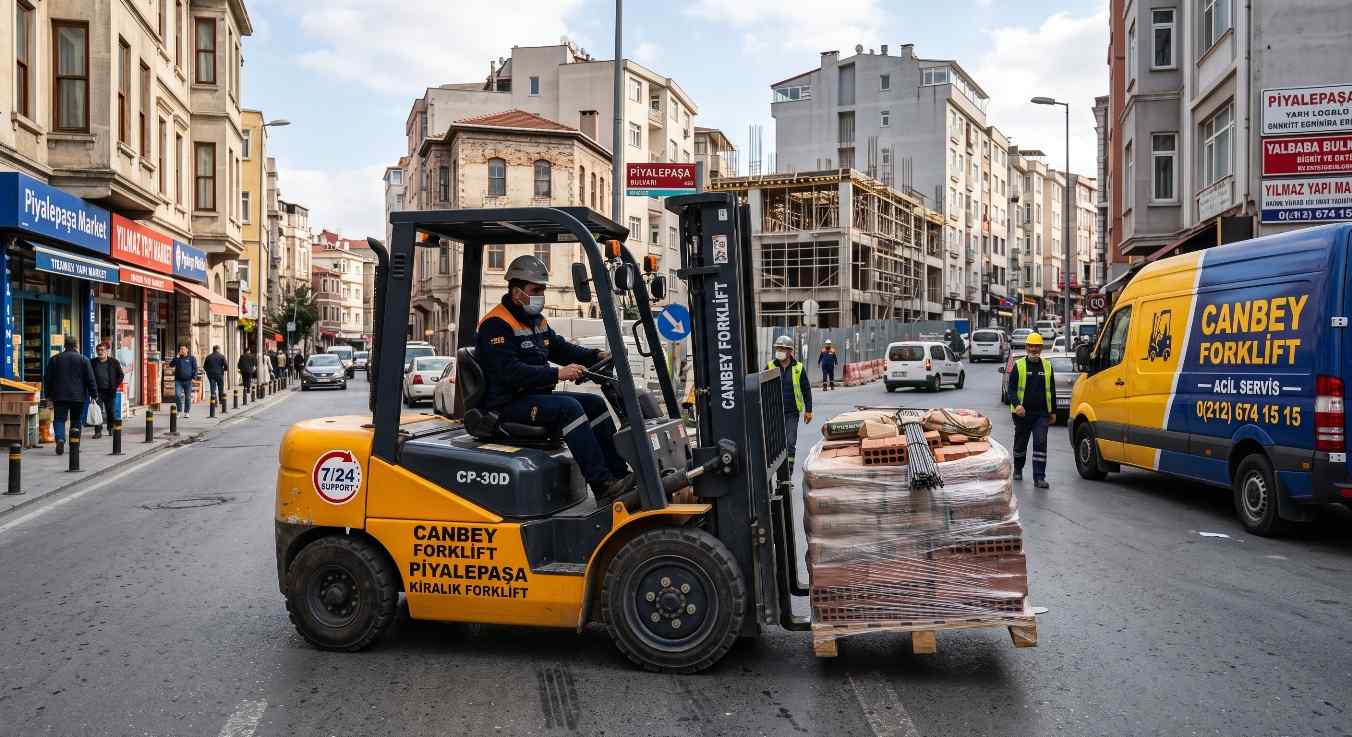 Piyalepaşa forklift hizmetleri - Canbey