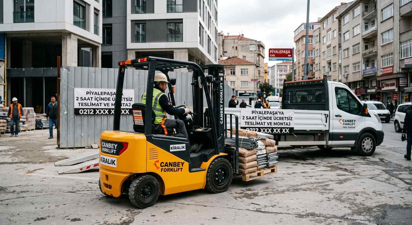 Piyalepaşa forklift kiralama hizmetleri