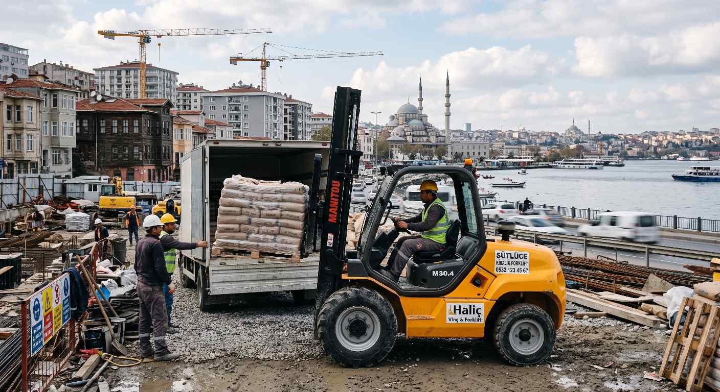 Sütlüce kiralık forklift operasyonu